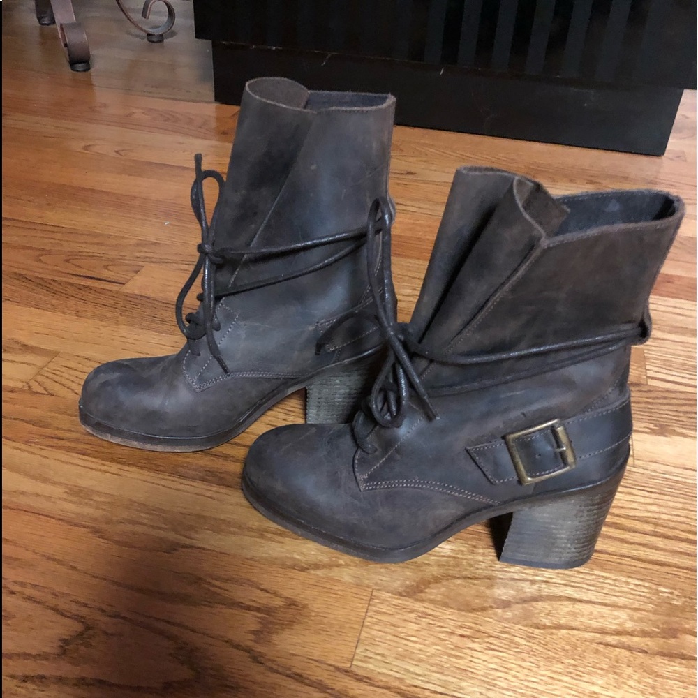 Jeffrey Campbell Leather Ankle Bootie